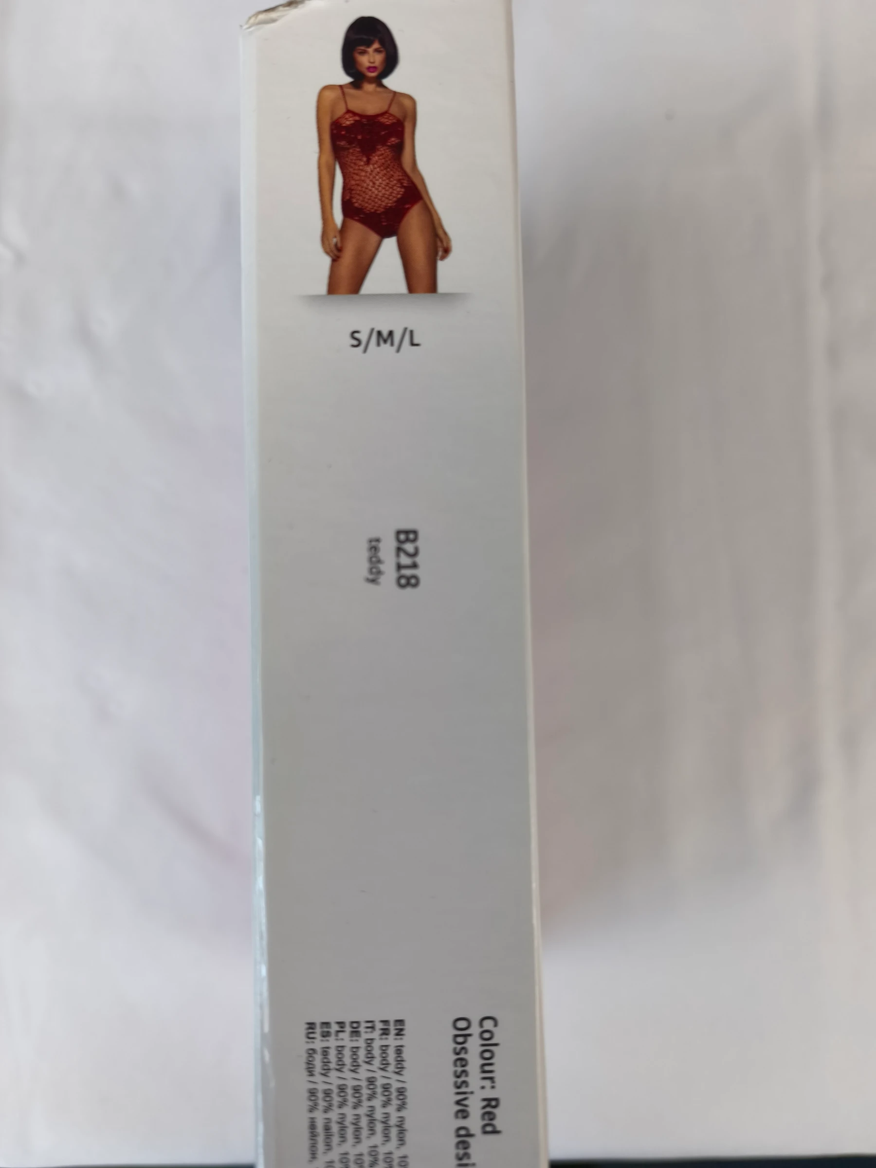 Body met gaas en kant rood merk Obsessive – Nieuw - Maat S/M/L – photo 19